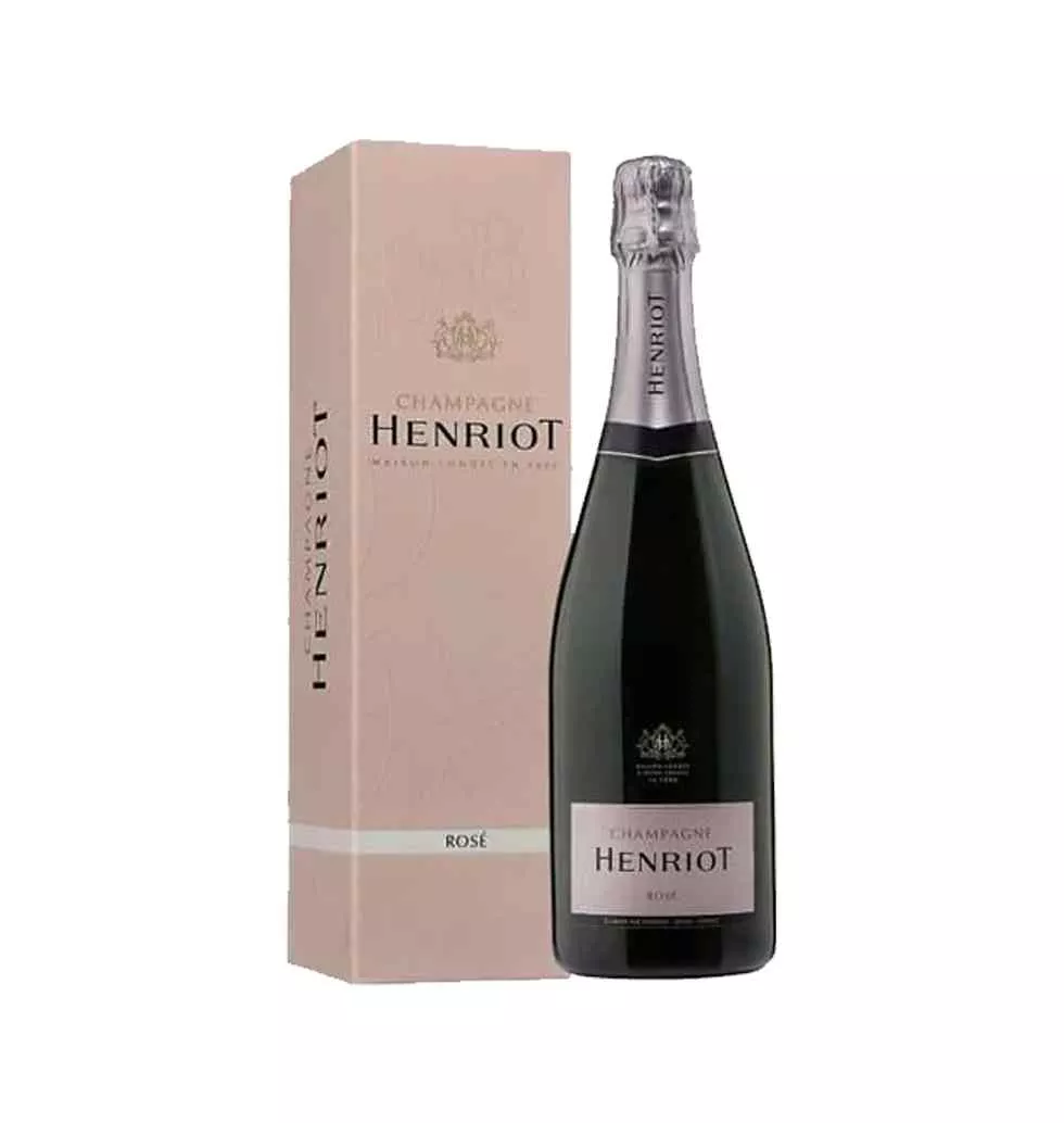 Exceptional Timeless Treat Gift of One Bottle Henriot Rose Brut of 75 Cl.