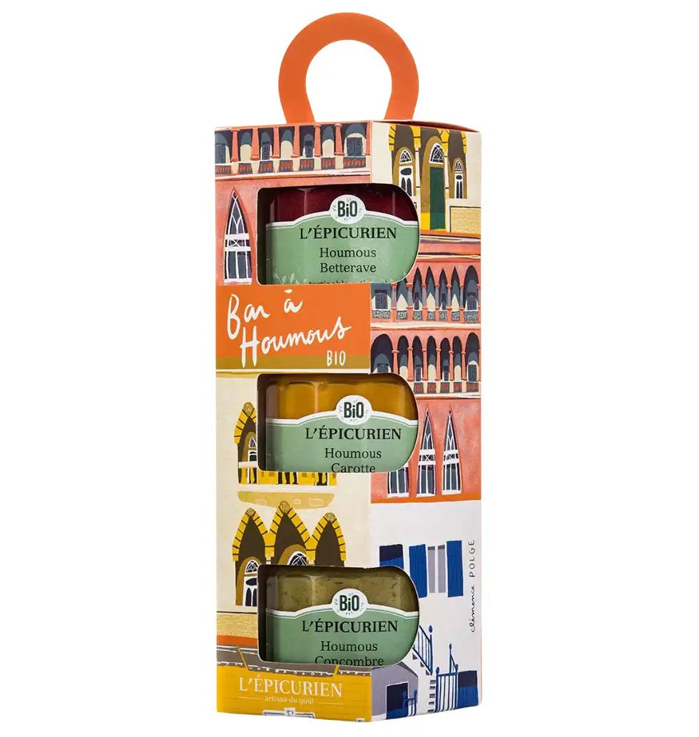 Organic Hummus Spreads Gift Set