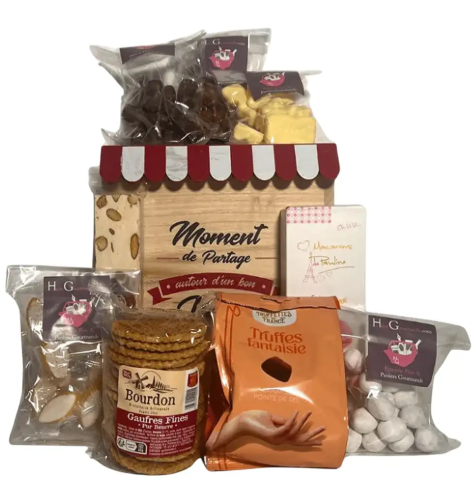 Whimsical Gourmet Sweet Treats Basket