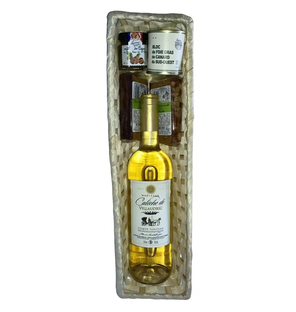 Romantic Bordeaux Dinner Basket