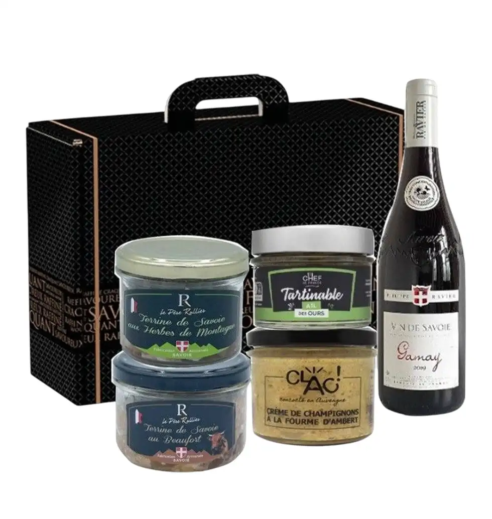 Savoie Wine & Savory Indulgences Box